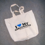 i love my gf jumbo tote bag