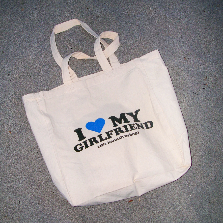 i love my gf jumbo tote bag