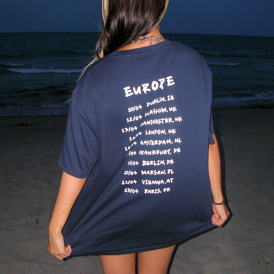 The Misunderstood Tour Shirt (EUROPE Dates) - Navy