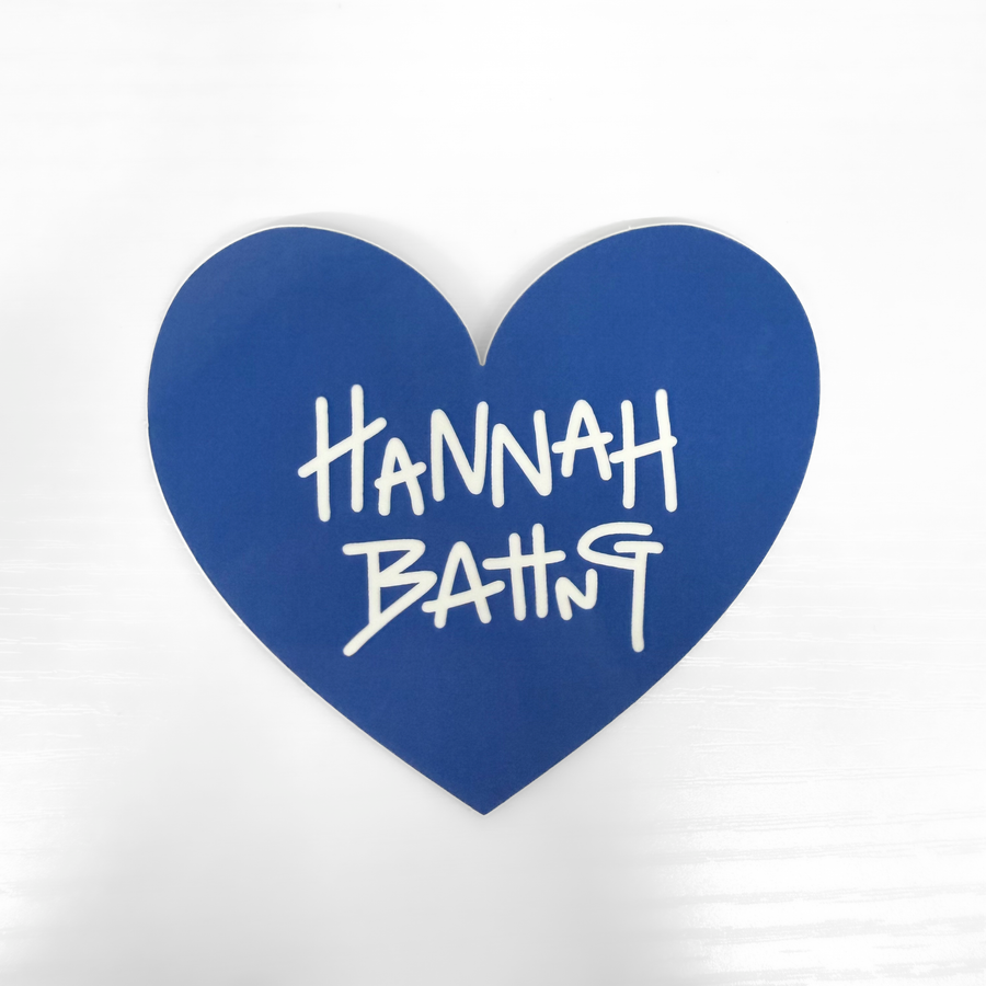 HANNAH BAHNG HEART STICKER