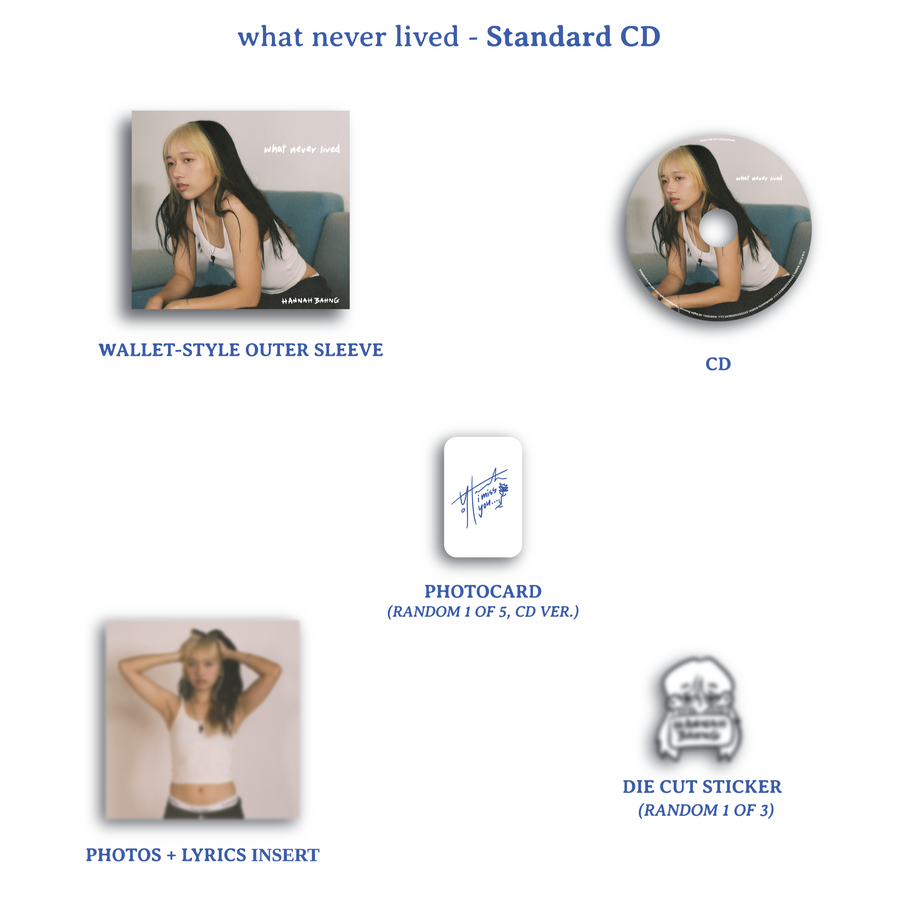 what never lived - Standard CD