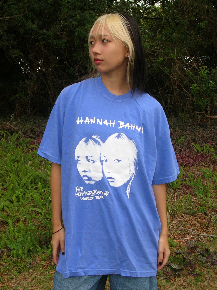 The Misunderstood Tour Shirt (North America Dates) - Cornflower Blue