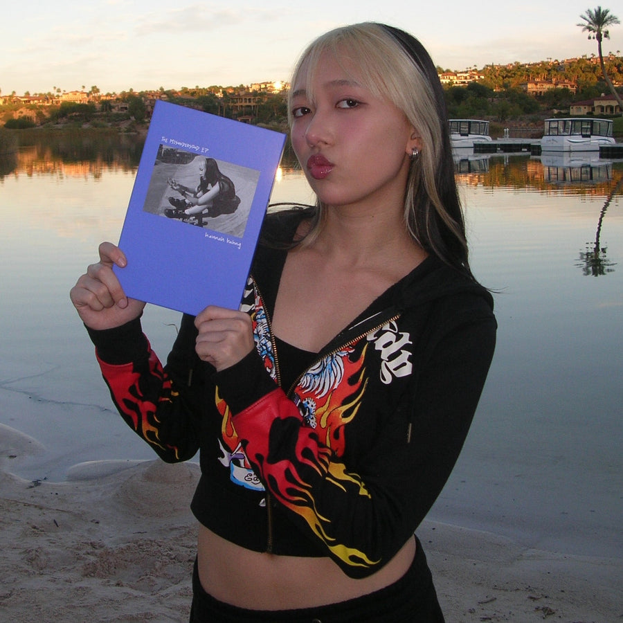 hannah bahng holding Misunderstood EP CD Box