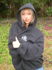 Orchid / Flame Zip Hoodie