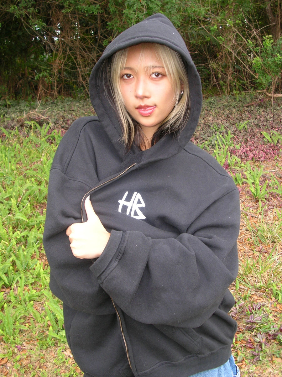 Orchid / Flame Zip Hoodie