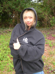 Orchid / Flame Zip Hoodie